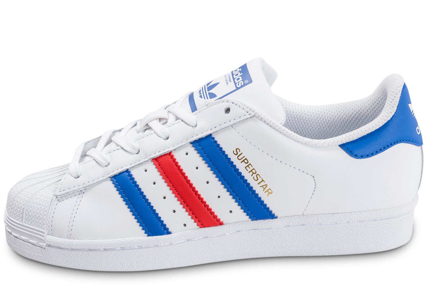 adidas superstar bleu et rouge